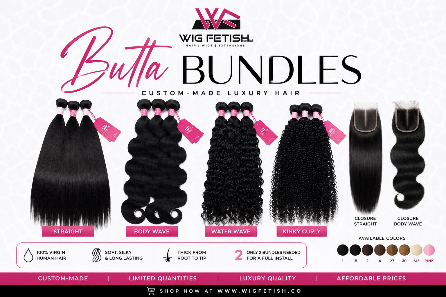 Butta Bundles & Frontals