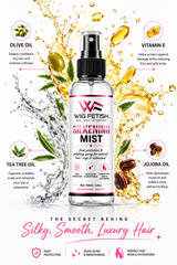 (Synthetic Hair & Human Hair Silkening Polishing Heat Protection Mist Spray) 3.5oz