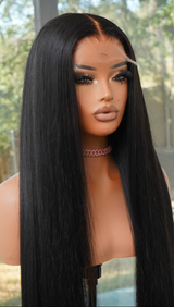BUTTA MADE™ CUSTOM GLUELESS HUMAM BLEND WIG — 32” (STYLE 2)