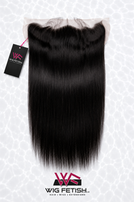 BLACK 13X4 PREPLUCKED Butta™ HD Transparent Lace Frontal by Wig Fetish Co.