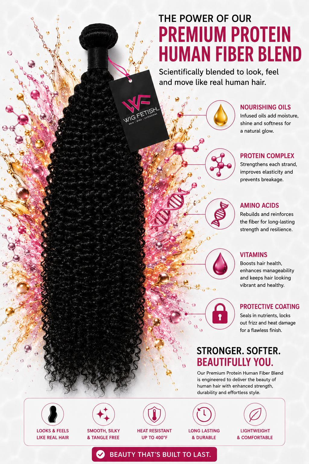 BLACK JERRY CURLY Butta Bundle™ by Wig Fetish Co.