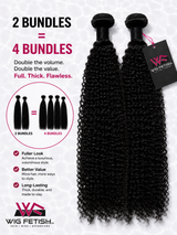 BLACK JERRY CURLY Butta Bundle™ by Wig Fetish Co.