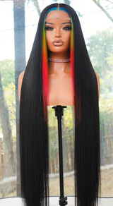 BUTTA MADE™ CUSTOM GLUELESS HUMAM BLEND WIG — 32” (STYLE 1)